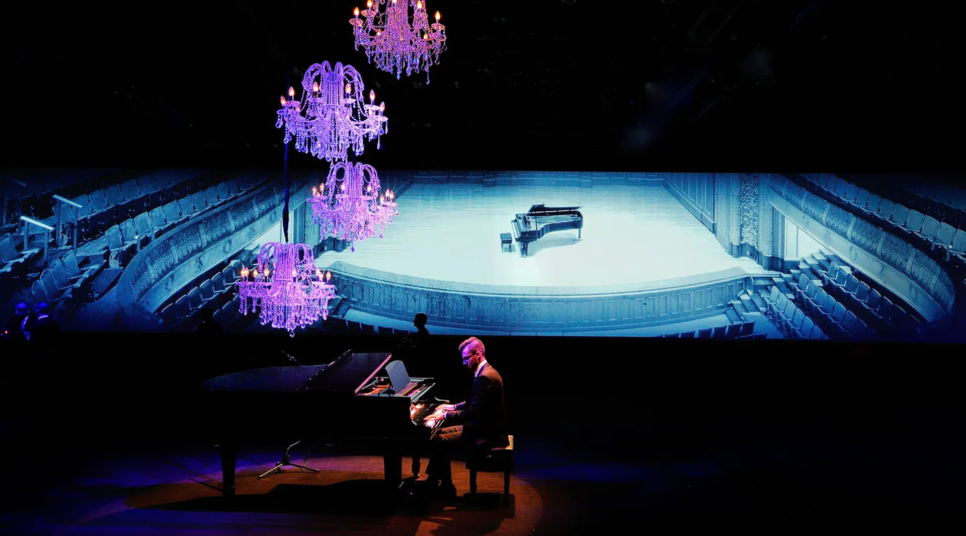 Immersive piano performance produced by ONLK
